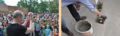 Grundsteinlegung am 24. Juni 2011
